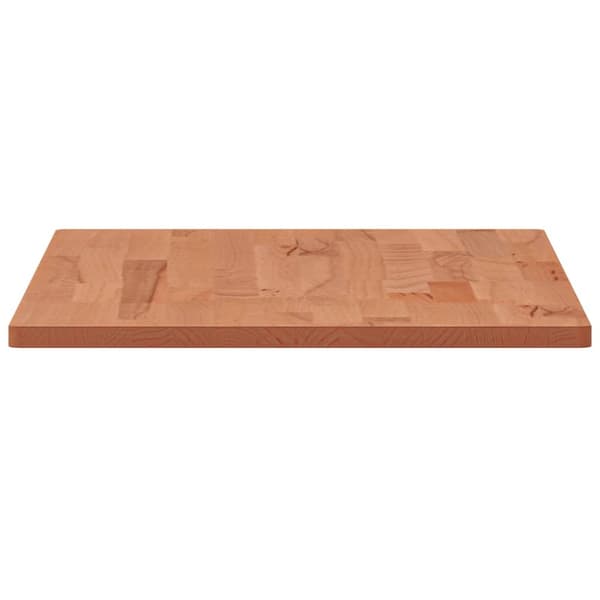 vidaXL Bordplate 100x50x1,5 cm rektangulær heltre bøketre