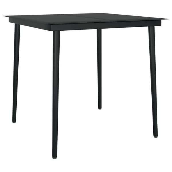 vidaXL Trädgårdsmatgrupp 5 delar brun polyrotting glas