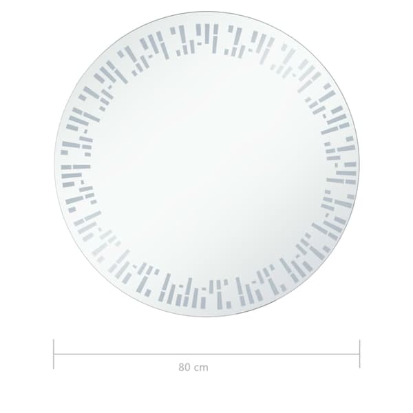 vidaXL Badrumsspegel LED 80 cm