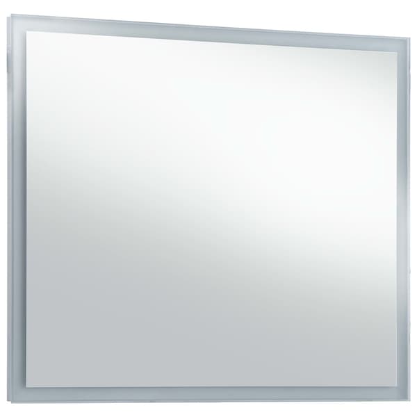 vidaXL LED-veggspeil til bad 60x50 cm