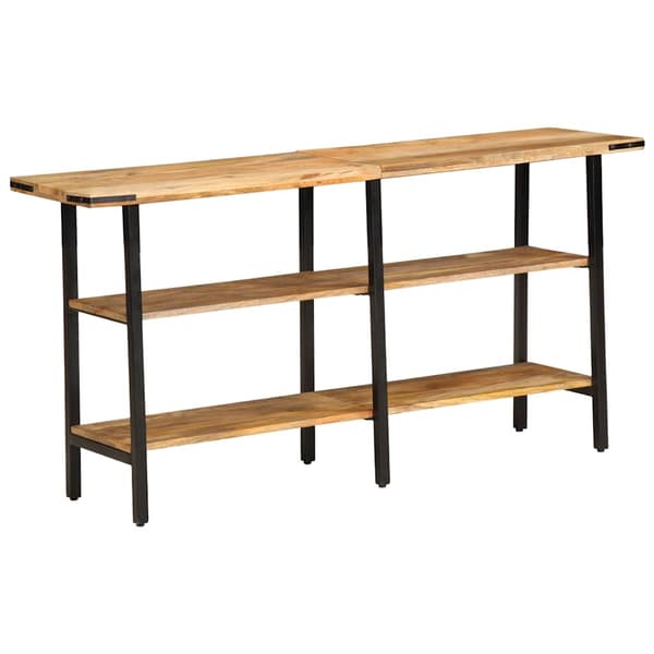 vidaXL Konsollbord 140x35x70 cm heltre mango