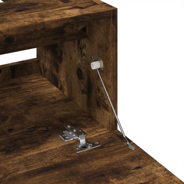 vidaXL Servantskap røkt eik 40x37x59 cm konstruert tre