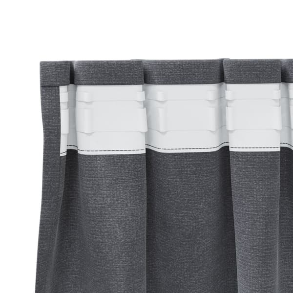 vidaXL Gardiner Super ljusgrå Polyester 140 x 260 cm Gardiner