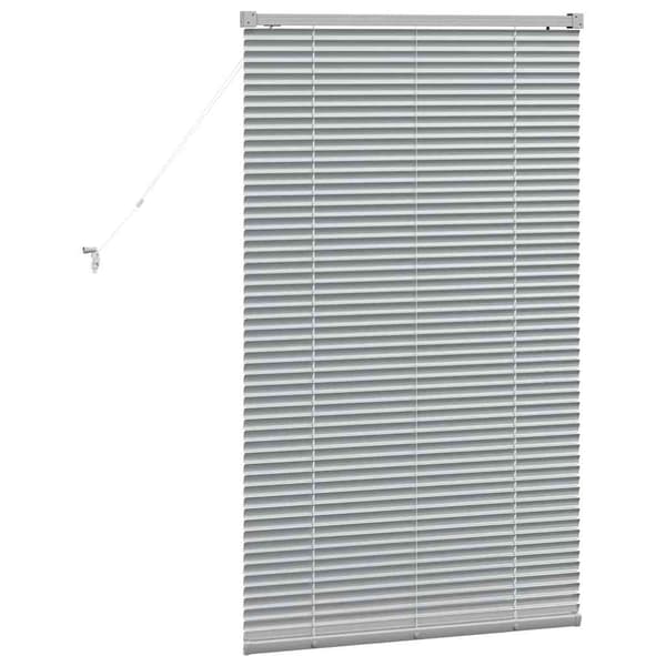 vidaXL Persienner Silver 130 x 80 cm Aluminium