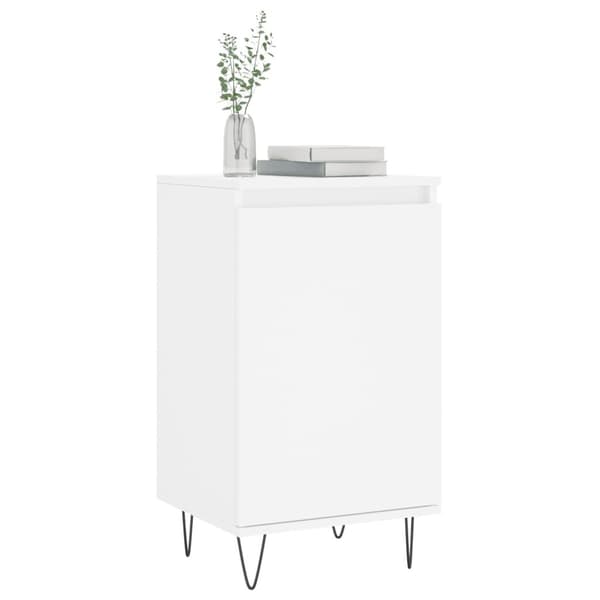 vidaXL Byrå vit 40x35x70 cm konstruerat trä