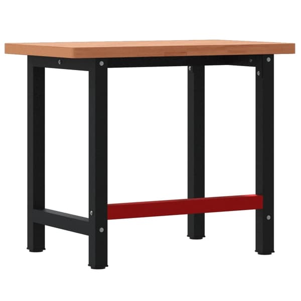 vidaXL Arbeidsbenk 100x60x83 cm heltre bøk rektangulær