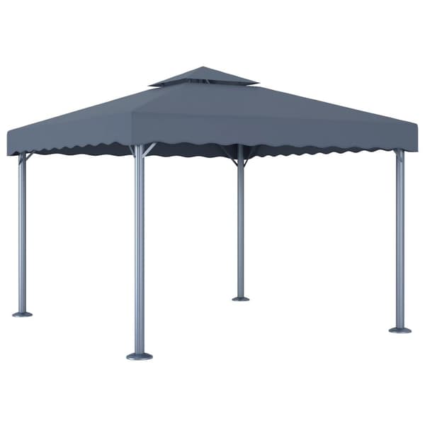 vidaXL Markis Vit 3 x 2,5 m Metall