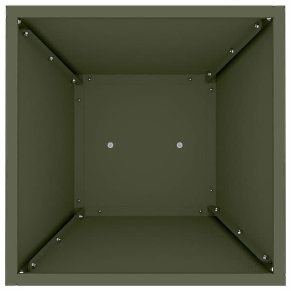 vidaXL Søyleplanter 2 pcs Olivengrønn 35 x 35 x 73 cm