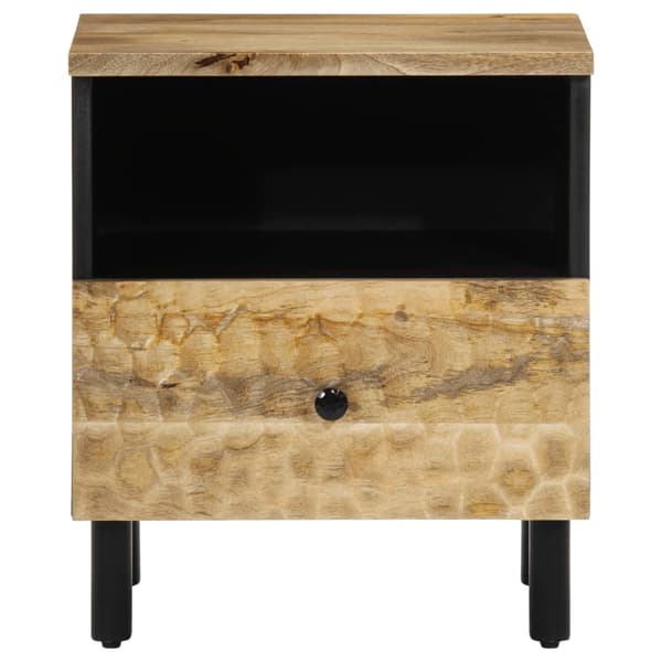 vidaXL Nattbord 40x33x46 cm heltre mango