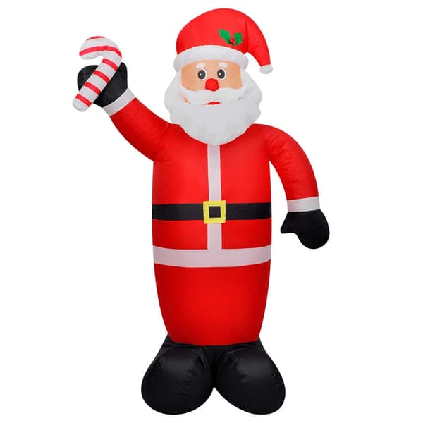 vidaXL Uppblåsbar jultomte 120 cm