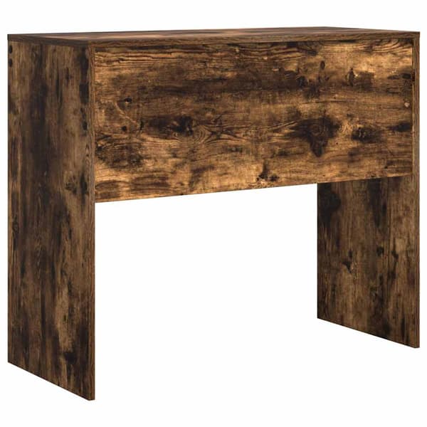 vidaXL Skrivebord Røkt eik 90 x 40 x 76 cm