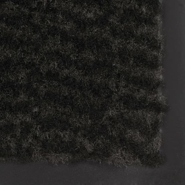 vidaXL Tuftet dørmatte 60x150 cm svart