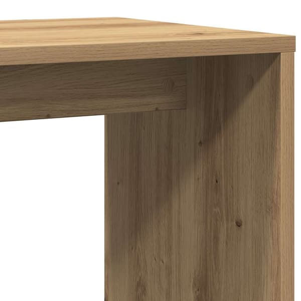 vidaXL Sidebord artisan eik 59x36x38 cm konstruert tre