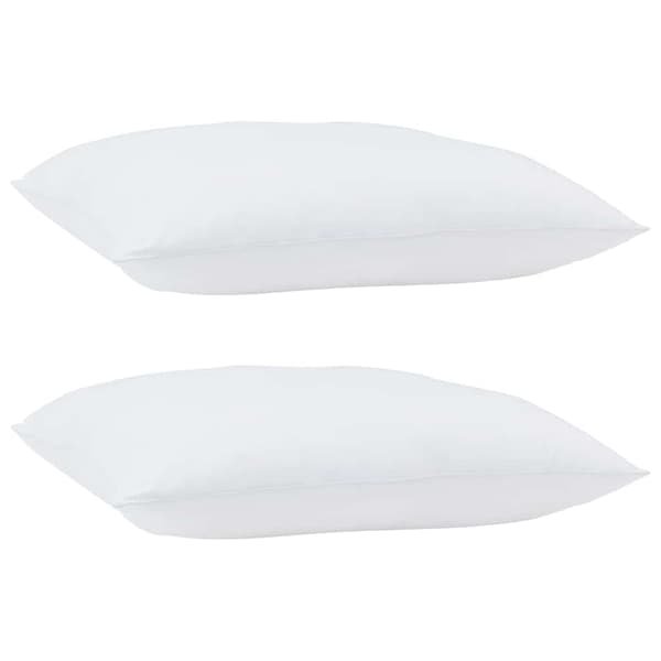 vidaXL Kudde med kudde Vit Bomull och Polyester