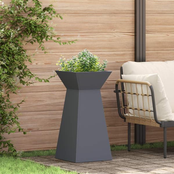 vidaXL Søyleplanter Antrasitt 35 x 35 x 73 cm