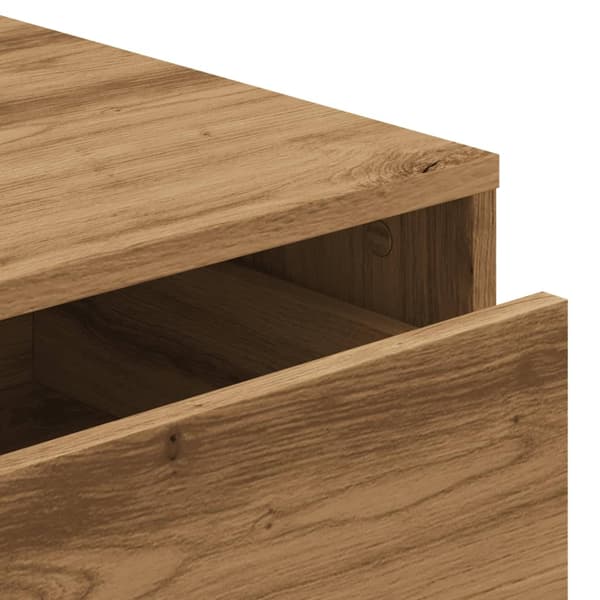 vidaXL Kommode artisan eik 40x41x58 cm konstruert tre