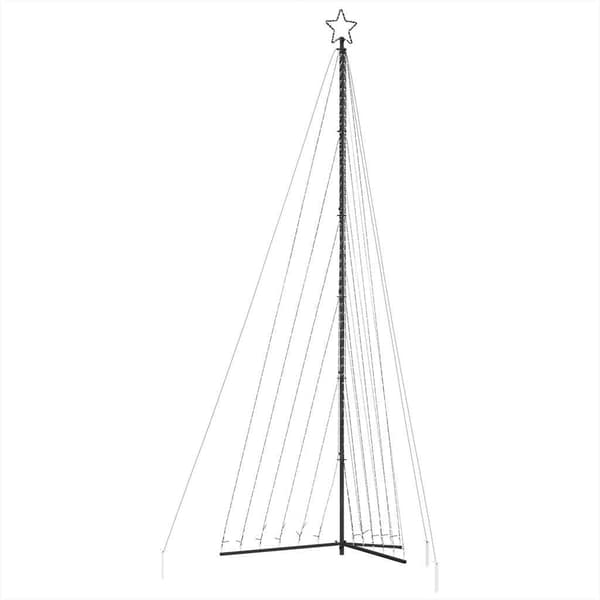 vidaXL LED julgran 789 LEDs kallvit 476 cm