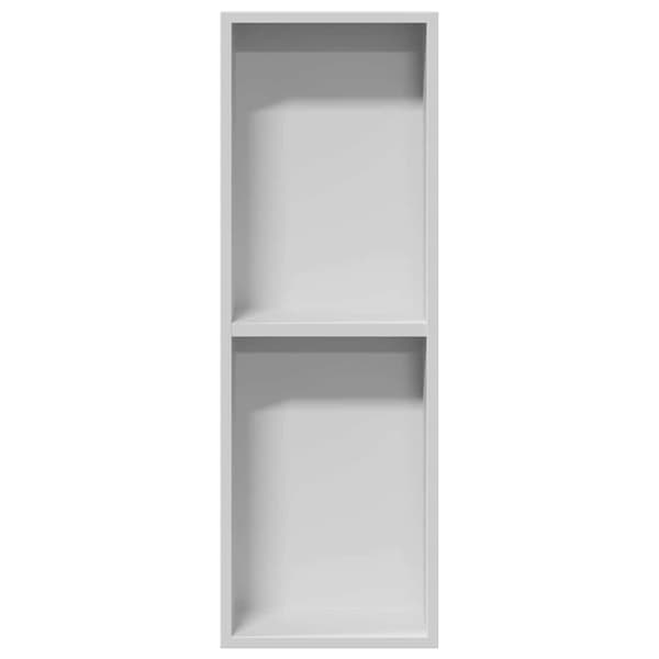 vidaXL Dusjniche Hvit 60 x 20 x 9.5 cm Rustfritt Stål
