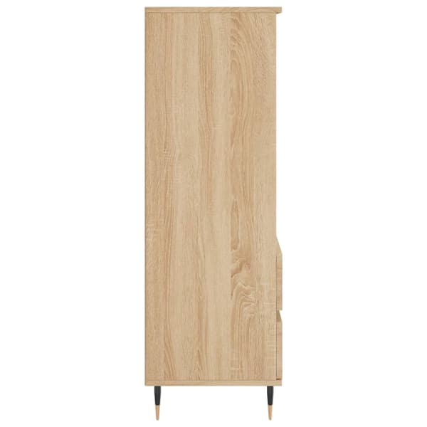 vidaXL Highboard sonoma eik 40x36x110 cm konstruert tre