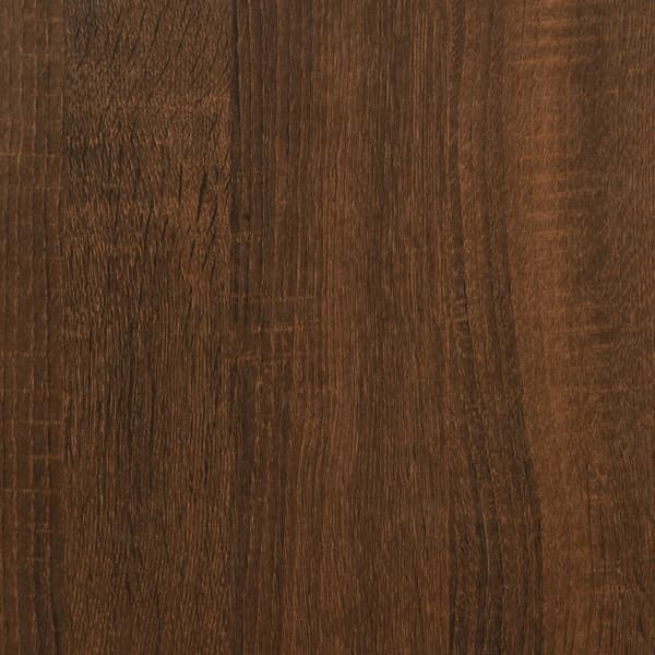 vidaXL Skrivebord brun eik 149x149x75 cm konstruert tre