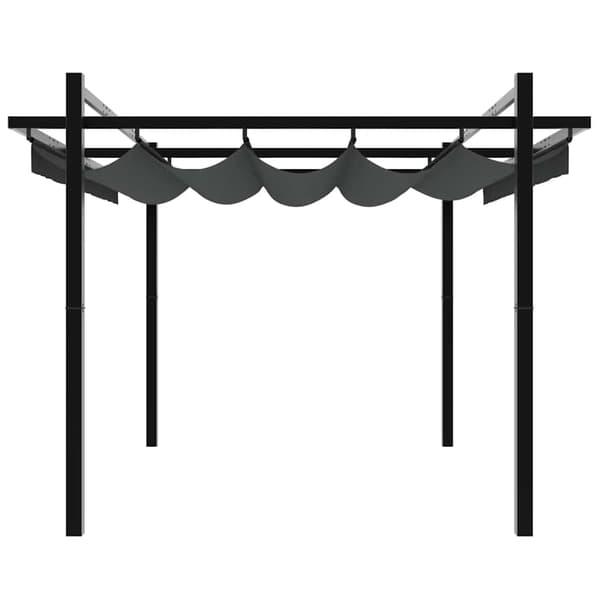 vidaXL Markise Hvit 3,5 x 2,5 m Metall