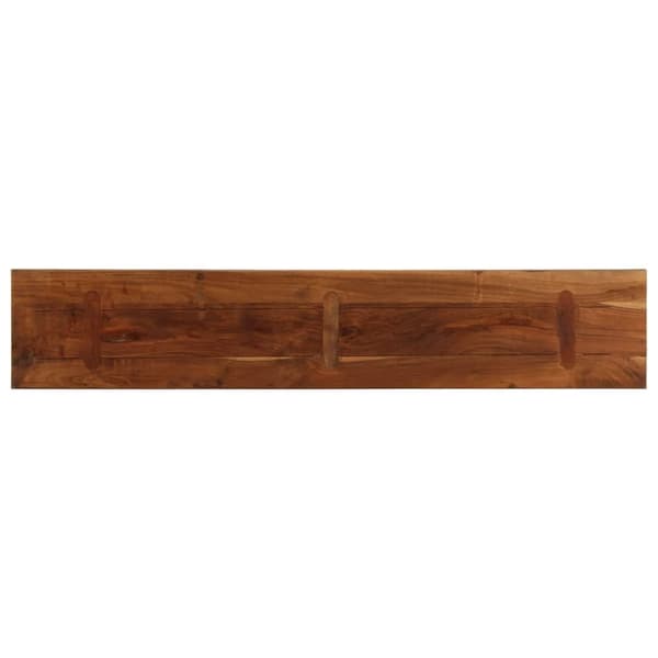 vidaXL Bordplate 180x40x2,5 cm rektangulær gjenvunnet heltre