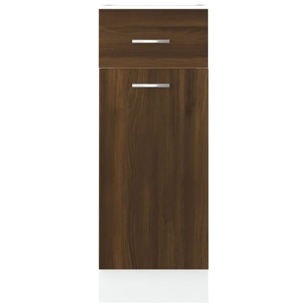 vidaXL Underskap med skuff Lyon brun eik 30x46x81,5 cm konstruert tre