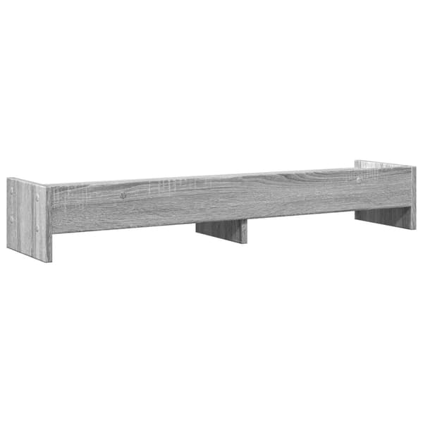 vidaXL Skjermstativ grå sonoma 100x24x16 cm konstruert tre