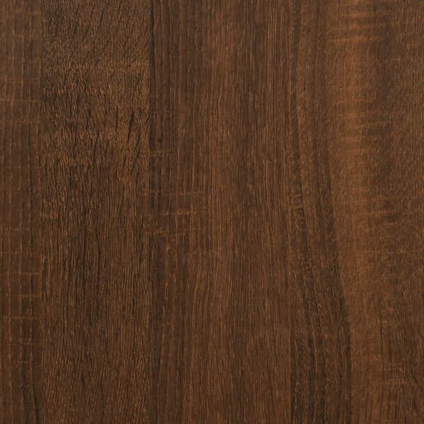 vidaXL Sidebord brun eik 50x30x50 cm konstruert tre