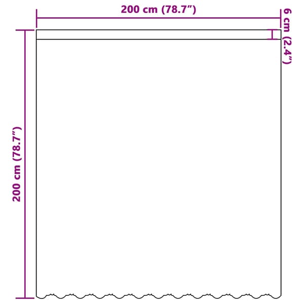 vidaXL Spetsgardin med gardiner Blommor Vit 200 x 200 cm Polyester