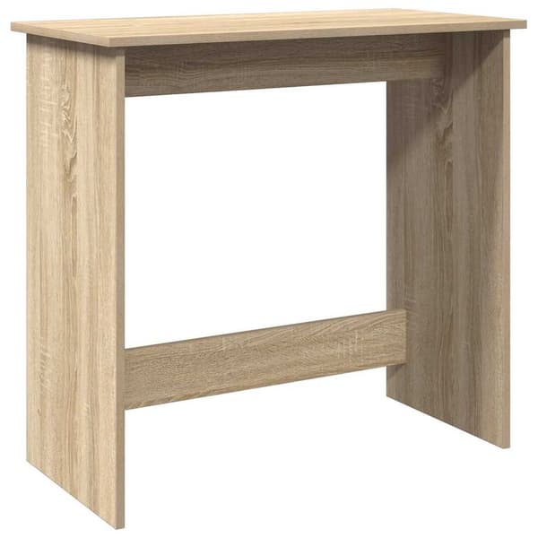 vidaXL Skrivbord sonoma-ek 80x40x75 cm konstruerat trä