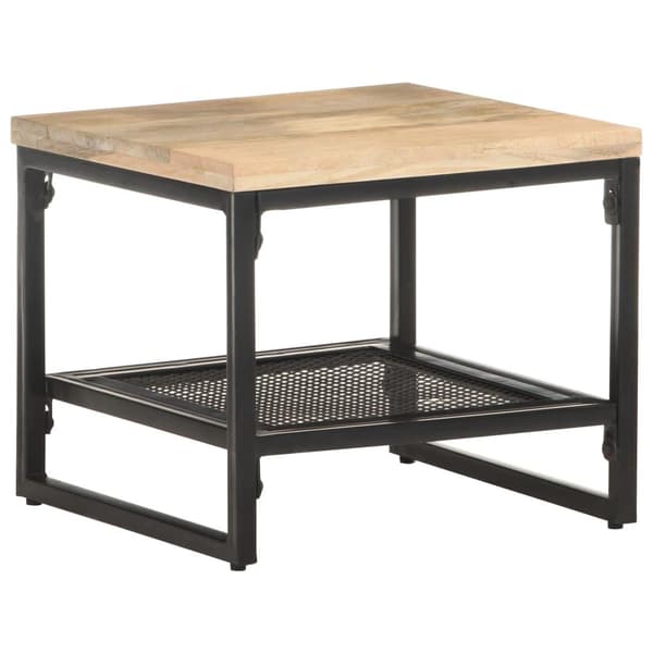 vidaXL Sidebord 40x40x35 cm heltre mango