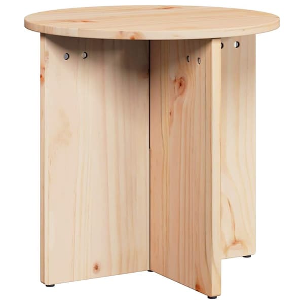 vidaXL Kaffebord 2 pcs Naturlig