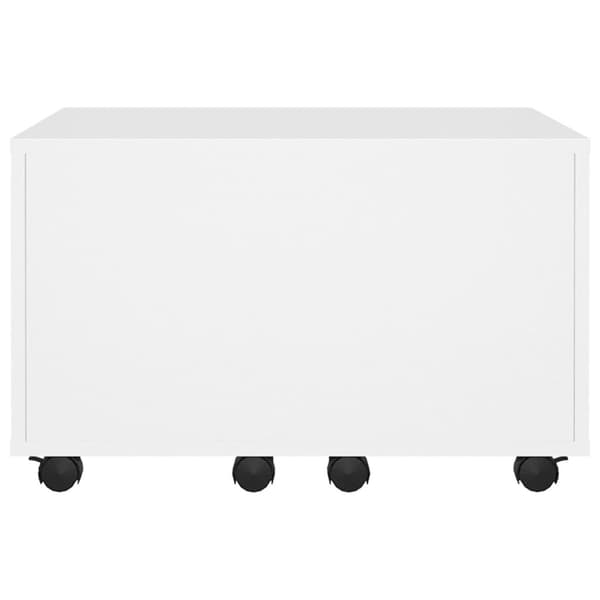 vidaXL Soffbord vit 60x60x38 cm spånskiva