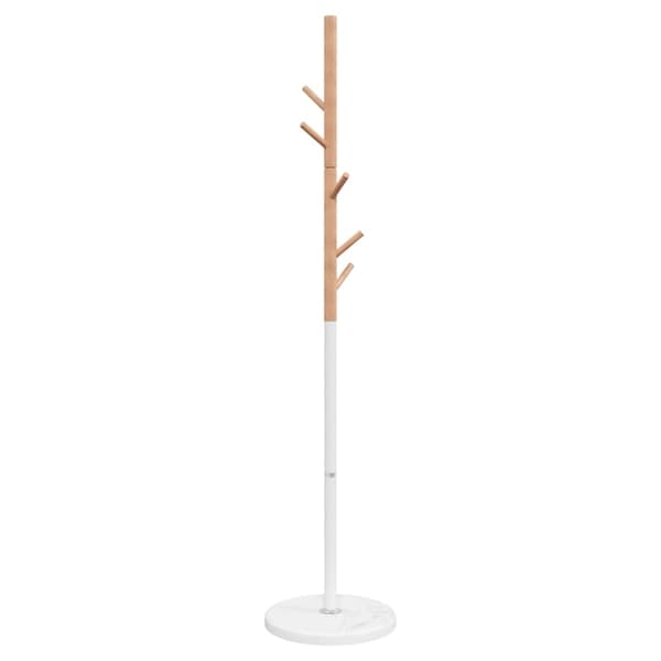 vidaXL Klädställning vit 172 cm pulverlackerat järn