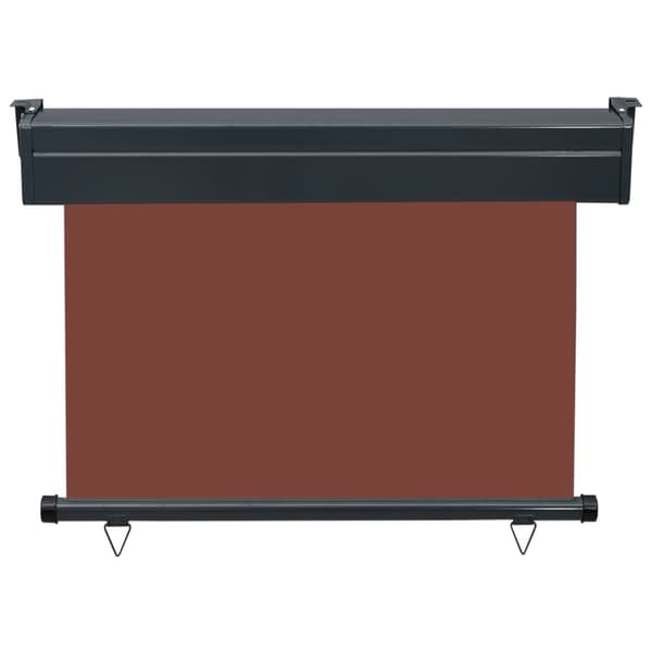 vidaXL Balkongmarkis 105x250 cm brun