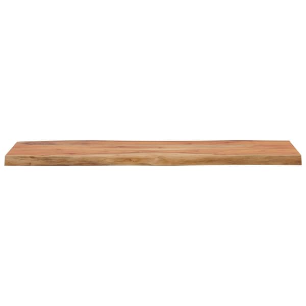 vidaXL Bordsskiva 90x40x2,5 cm rektangulär massiv akacia rustik kant