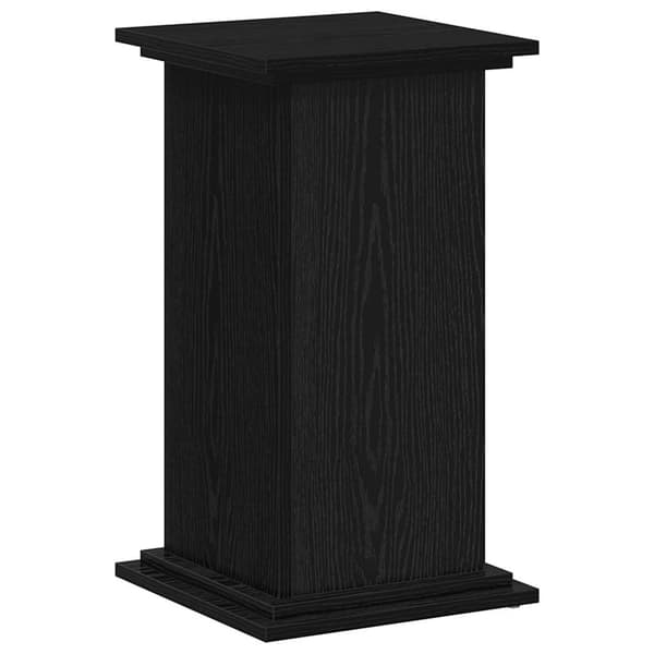 vidaXL Planteholder Svart Eik 33 x 33 x 60 cm Konstruert tre