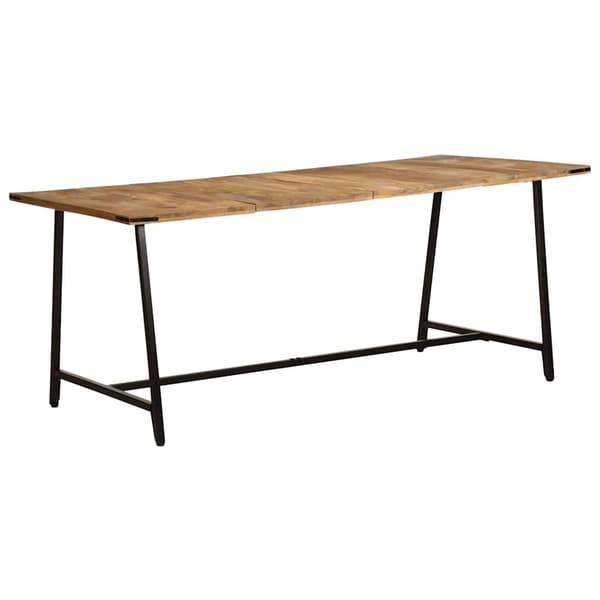 vidaXL Spisebord 180x90x75 cm heltre mango