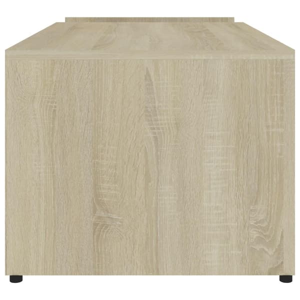 vidaXL Sofabord sonoma eik 90x45x35 cm sponplate change2