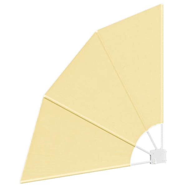 vidaXL Balkongskärm Sand 115 x 115 cm Polyester