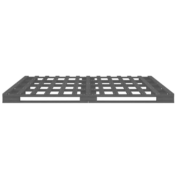 vidaXL Palleseng grå 120x200 cm heltre furu
