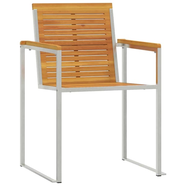 vidaXL Solstol 3 pcs Brun Solid akasietre