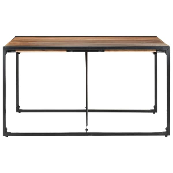 vidaXL Matbord 140x140x75 cm massivt trä