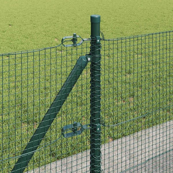 vidaXL Stängselstolpe Grön