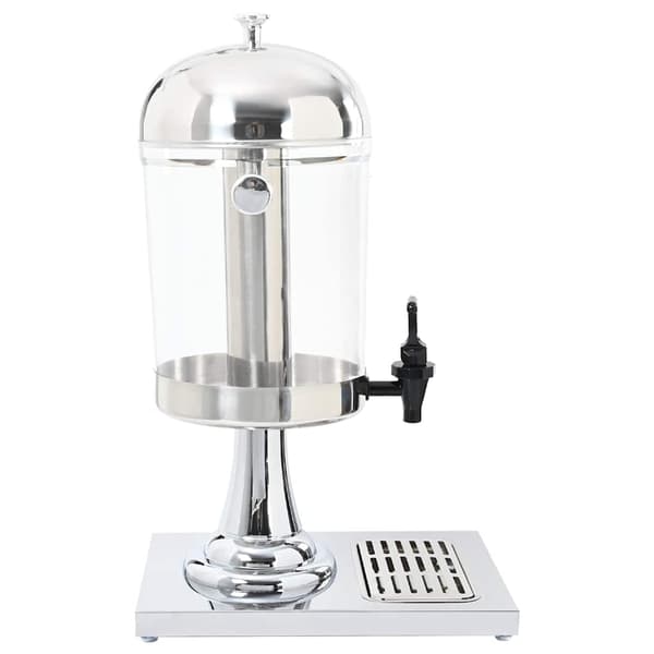 vidaXL Juicedispenser rustfritt stål 8 L