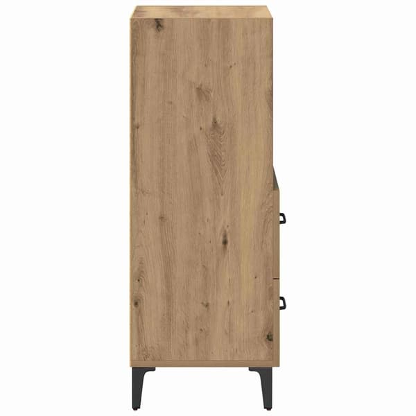 vidaXL Serviesskap artisan eik 34 x 34.5 x 90 cm Konstruert tre