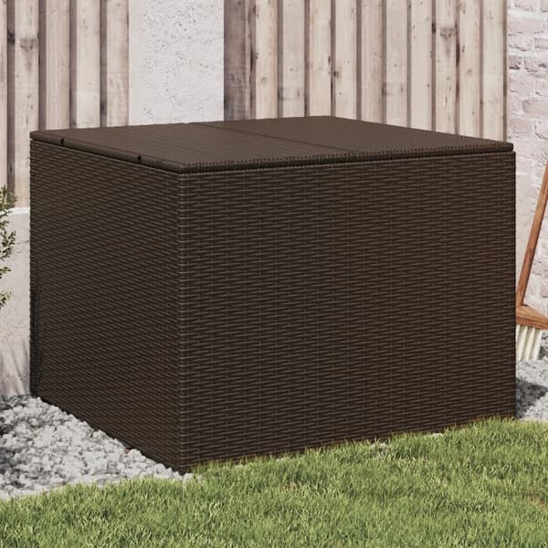 vidaXL Putekasse brun 291L cm polyrotting