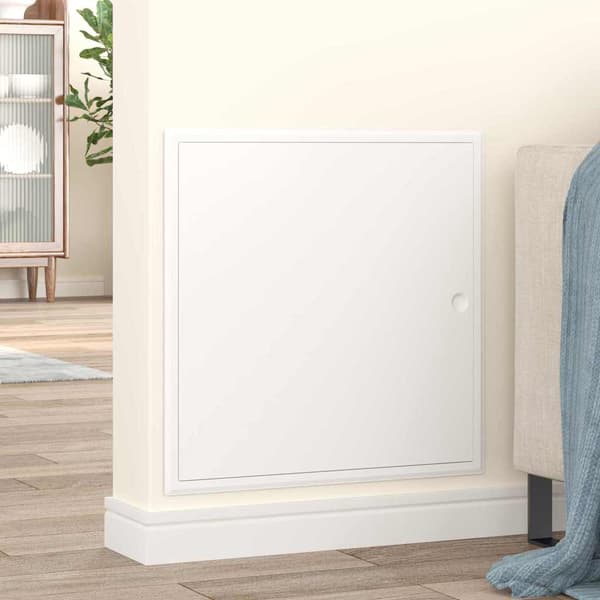 vidaXL Åtkomstpanel Vit 63 x 33 x 3 cm Stål