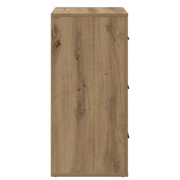 vidaXL Serviesskap Artisan Eik 40 x 33 x 70 cm Konstruert tre